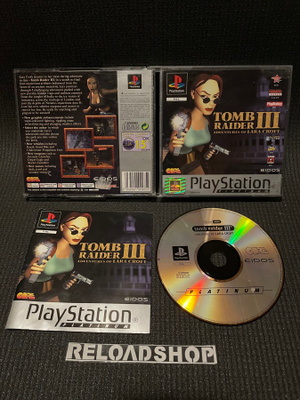 Tomb Raider III Platinum PS1 - CIB