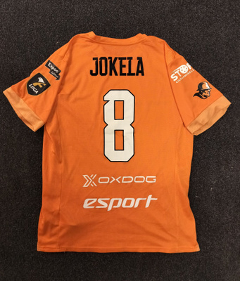 Esport Oilers Game Worn Jokela#8