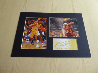 Kobe Bryant NBA Los Angeles Lakers valokuvat paspis A4