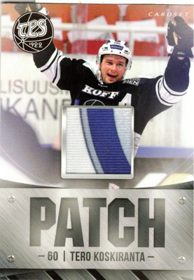 2015-16 Cardset  TERO KOSKIRANTA TPS  Patch