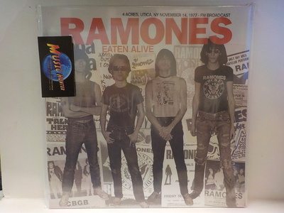 RAMONES - EATEN ALIVE  - 77 LIVE UTICA UUSI LP