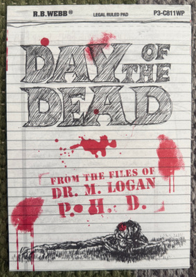 DAY OF THE DEAD NOTEPAD BOOKLET VIHKONEN