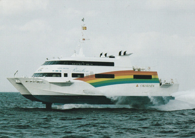 LAIVAKORTTI - KANTOSIIPIALUS RAINBOW