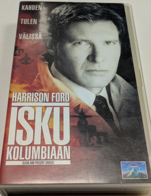 Isku Kolumbiaan (VHS) Harrison Ford Willem Dafoe