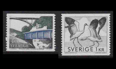 Ruotsi 599-600 ** Kanava lintuja (1968)