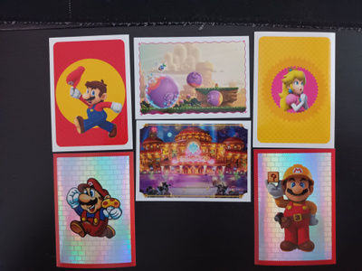 Panini Super Mario -tarrat, 6 kpl