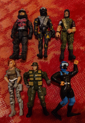 Lanard Corps ym action-figuureja