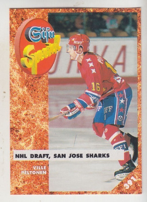 93-94 Sisu Ville Peltonen NHL draft