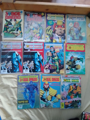 Judge Dredd sarjakuvalehdet 11kpl