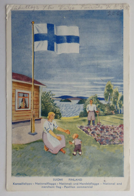 Hugo Otava, Suomen kansallislippu