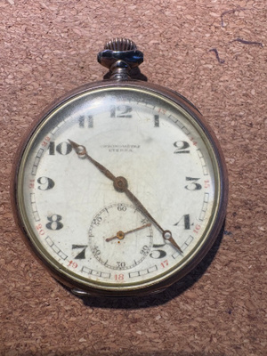 Harvinainen Eterna “Chronomètre” taskukello – vintagelöytö