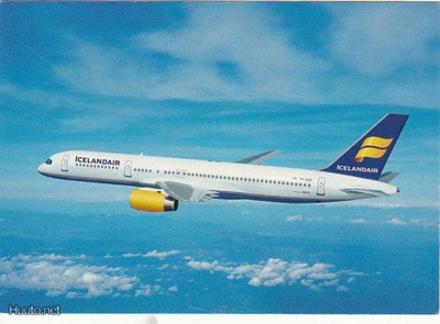 LENTOKONEKORTTI - BOEING 757 - ICELANDAIR