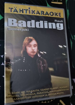 RAULI BADDING SOMERJOKI-TÄHTIKARAOKE-DVD UUSI (Muoveissa)
