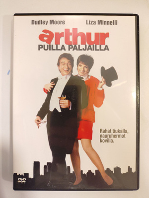 Arthur -Puilla paljailla (Suomi-Dvd) Dudley Moore