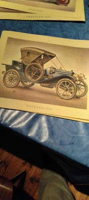 packard 1909 pahvijuliste