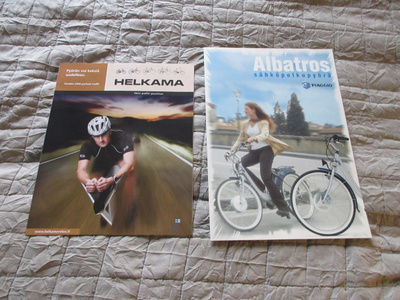 Helkama polkupyörä esite 2004.