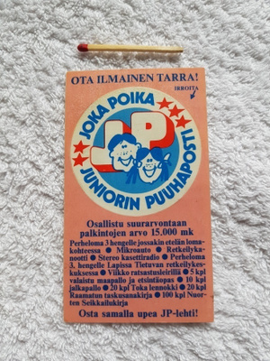 JOKA POIKA VANHA TARRA