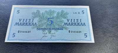 5mk 1963 Litt.B, UUS-Nar, O-sarjaa, KL 9-10