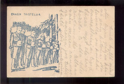 ååpk . KENTTÄPOSTI . Ennen taistelua . 1941 .