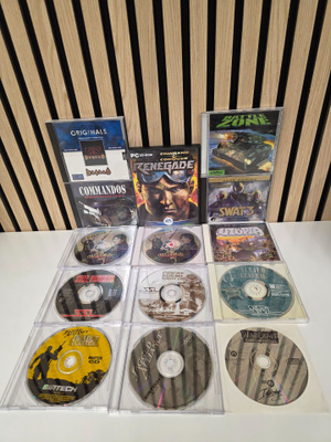 Warcraft, Diablo, C&C Renegade, Jagged Alliance jne. (14kpl)
