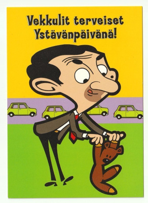 Mr. Beanin ystävänpäiväkortti