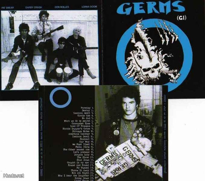 THE GERMS complete studio collection -1977/80- usa killer!!!