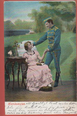 Hemkomsten- pariskunta - kulk. v 1905