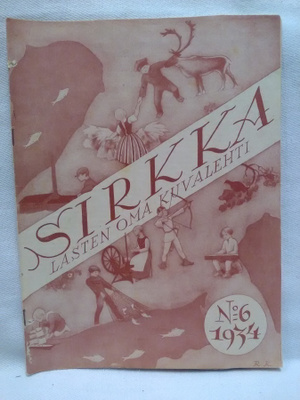 Sirkka N:o 6 1934 lasten oma kuvalehti