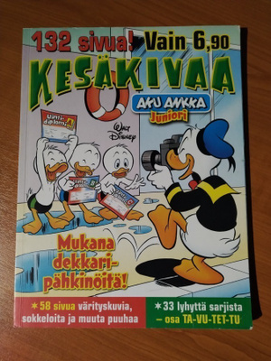 Aku Ankka Juniori - Tehtävälehti, Kesäkivaa