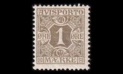 Tanska VM_1Y * Avisporto 1 öre (1914)