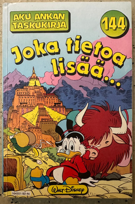 [Kirja] AKU ANKAN TASKUKIRJA 144 - JOKA TIETOA LISÄÄ…