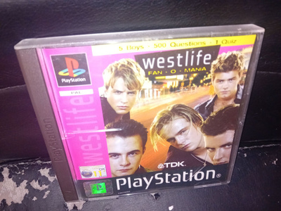 PS1 WESTLIFE : FAN - O - MANIA ( SIS POSTIKULU )