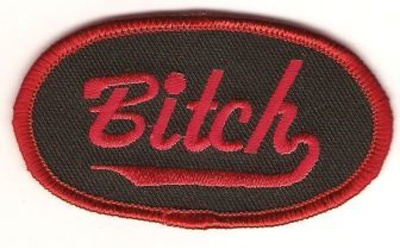 Bitch - Uusi kangasmerkki