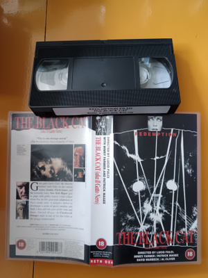 The Black cat [VHS] UK kasetti
