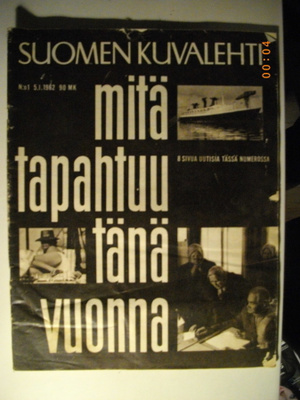 Suomen Kuvalehti Nro 1/1962 (31.1)