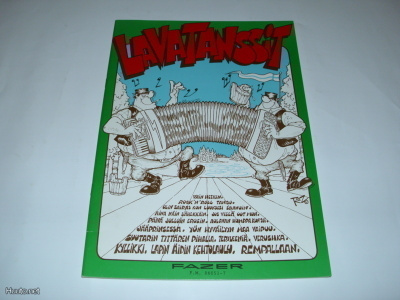 LAVATANSSIT v.1977 nuotit + sanat 15 kpl. UPEAA SUOMALAISTA!