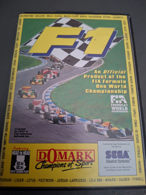 Sega Master System F1, ei ohjeita