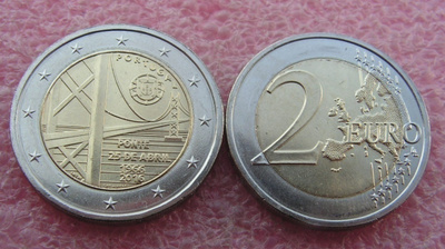 2 € EURO 2016 Portugali "50 v. 25 ABRIL SILTA" UNC