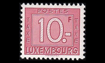 Luxemburg P-35 ** Porto 10 Fr (1946)