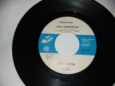 EINO GRÖN / KAI LIND 7 " Single ( BLUE MASTER )