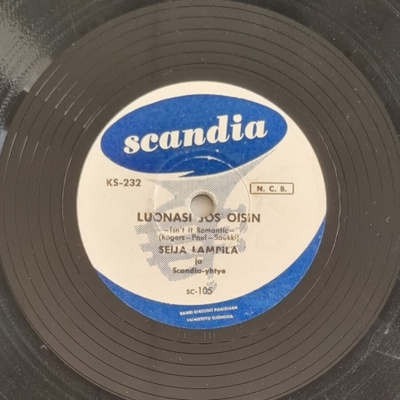 Savikiekko 1955 - Seija LAmpela - Scandia KS-232