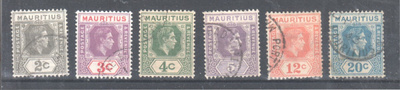 Mauritius 1938 vuodelta.