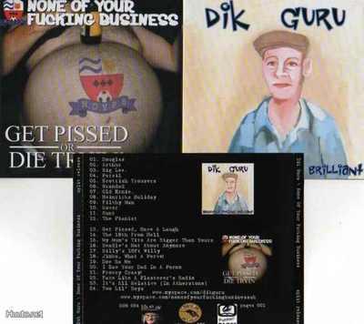 DIK GURU / NONE OF YOUR FUCKING BUSINESS split CD -2009-