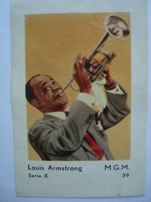 Purkkakuvat Hellas: Serie X 39,  LOUIS ARMSTRONG