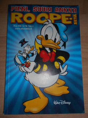 Roope-Setä taskukirjat 4 kpl