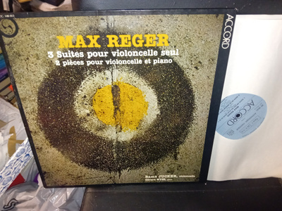 LP Max Reger : 3 Suites pour violencelle seul ( SIS POSTIKUL
