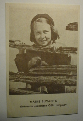 Maire Suvanto (Suomisen perheen Pipsa), näyttelijä, logonomi