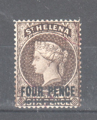 St Helena  4p  Queen Victoria.