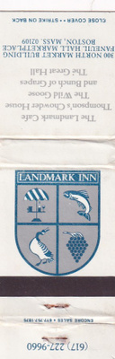 Landmark  INN , Boston Mass, USA   b629