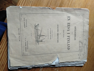 anteckningar en resa i finland år 1747